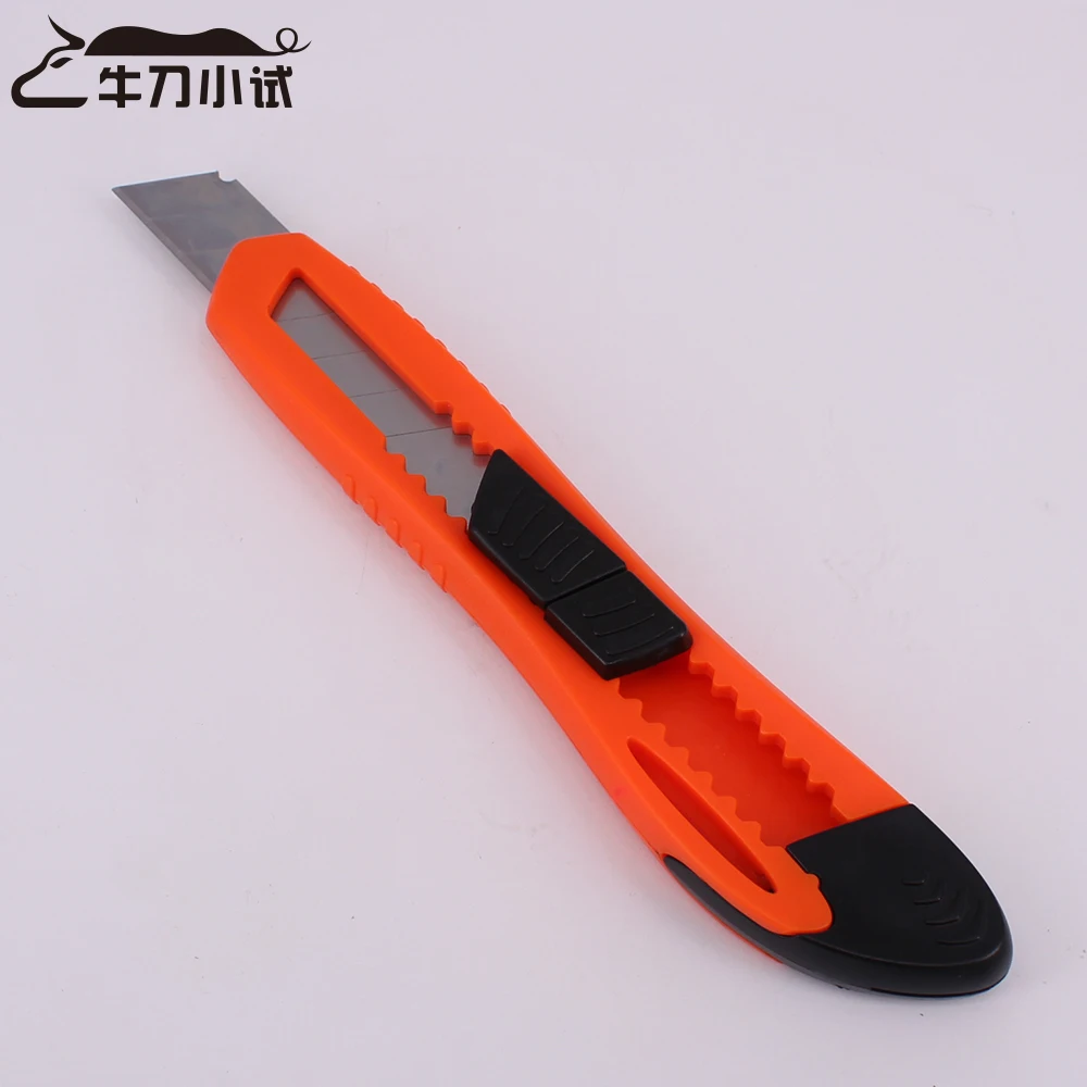 
economic stationary 9 mm Utility Knife cutter metal handle 