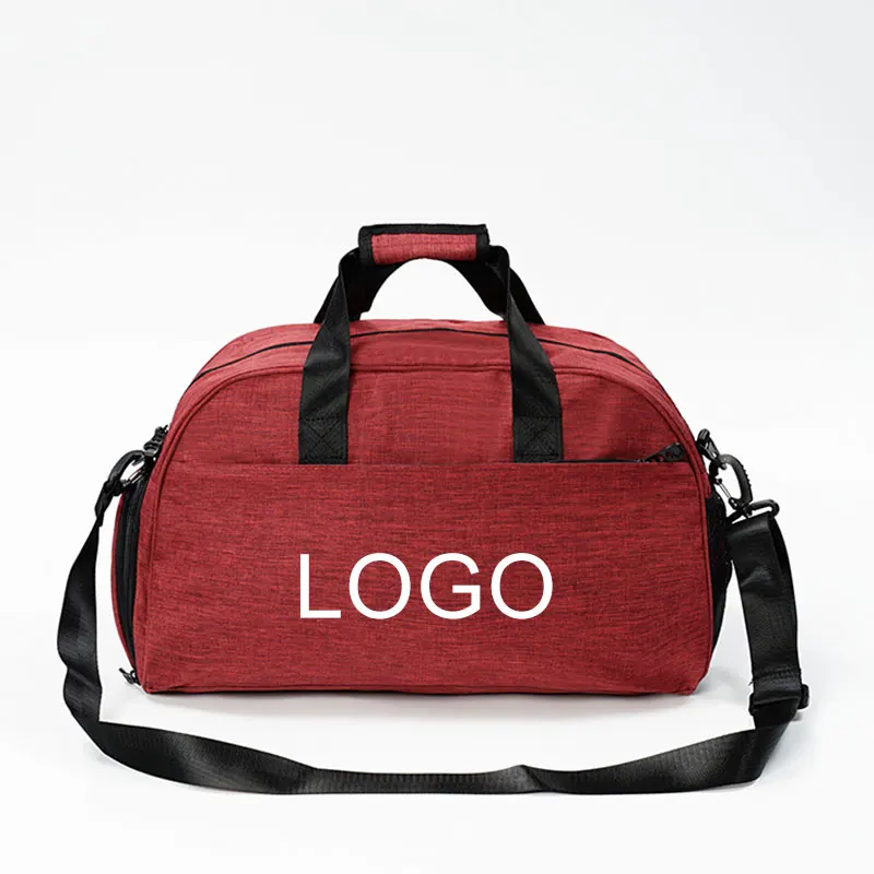 

sport bag with shoe compartment custom logo men women gym bag sports waterproof travel duffle bag wobag