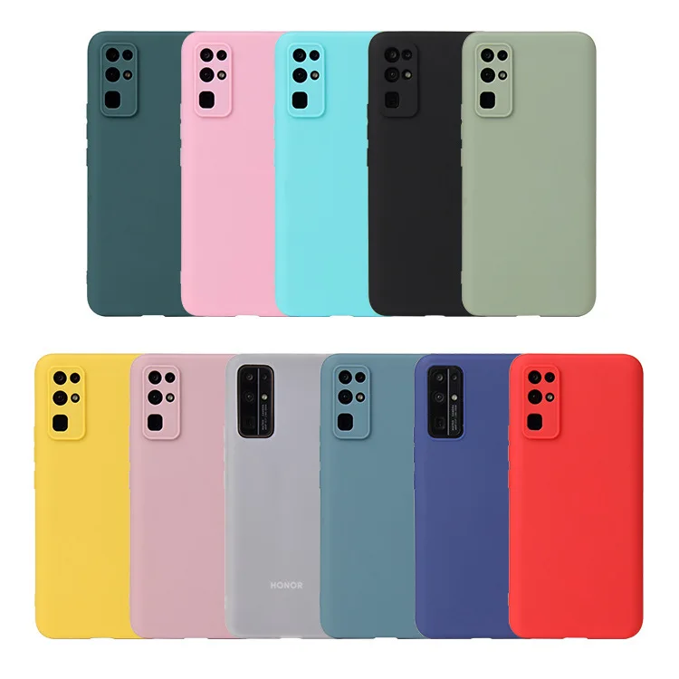 

Hua Wei P50 Mobile Phone Cover Frosted Tpu Candy P20lite All-inclusive Soft Case Silicone V20 Frosted Protective Cover, Picture shows