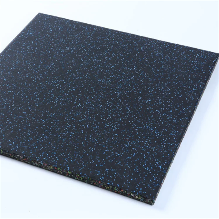 

Colorful Heavy Duty Playground Gym Rubber Floor mat Tiles Rubber Floor Mat, Black+color epdm flecks