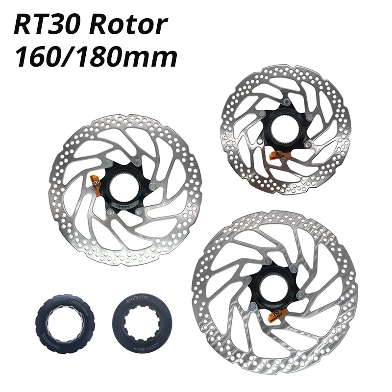 

Shimano Altus SM RT30 CENTER LOCK Disc Brake Rotor Technology MTB Mountain bicycle RT-30 160MM 180MM 203MM for M2000