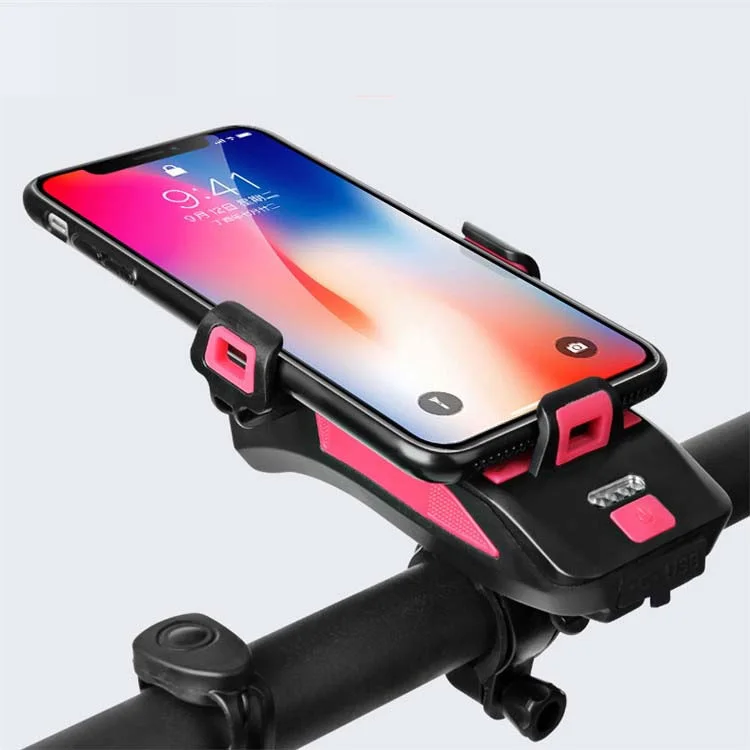 

Universal Motorcycle Bicycle Handlebar Mounted Mobile Phone Bike Holder Mount Light Speaker