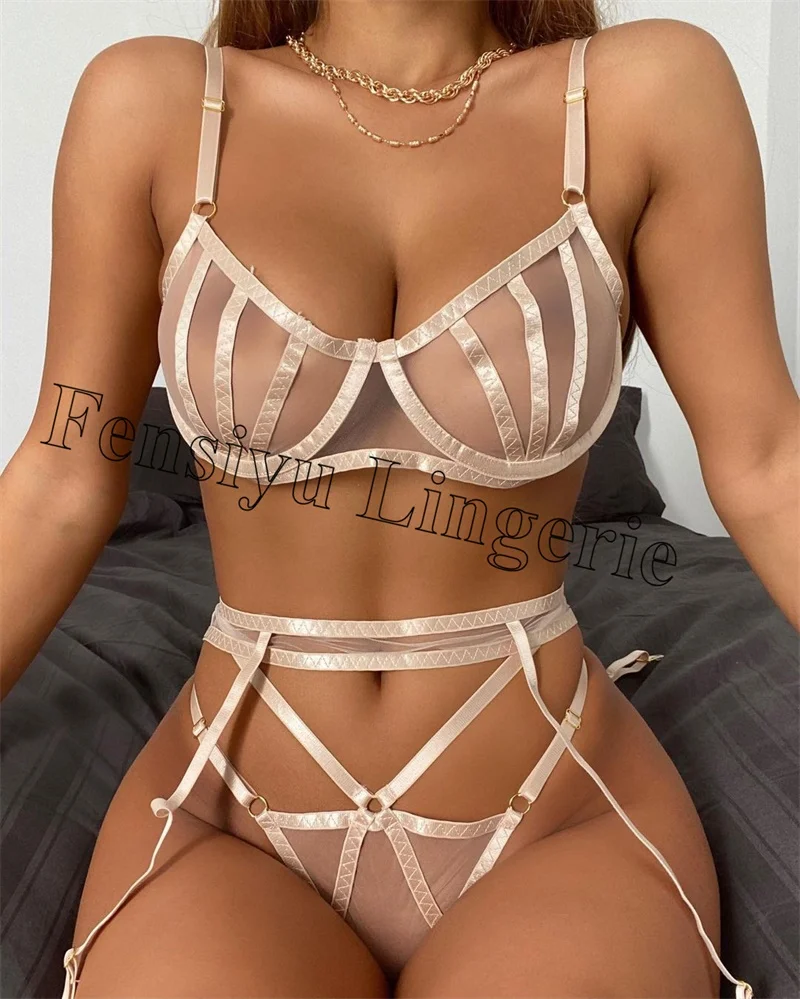 

Women Sexy Underwear Mesh Lingerie Sexy Hot Transparent Womens Lingerie Erotic, Red,gold