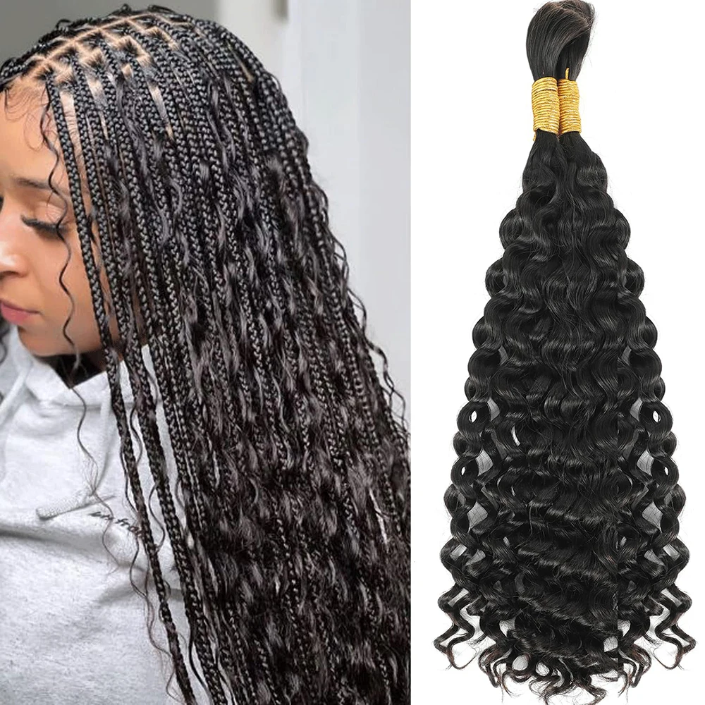 Wholesale Hair Vendors Virgin Bundles in Bulk Human Braiding Hair Bulk No Weft Afro Kinky Bulk Human Hair for Braiding