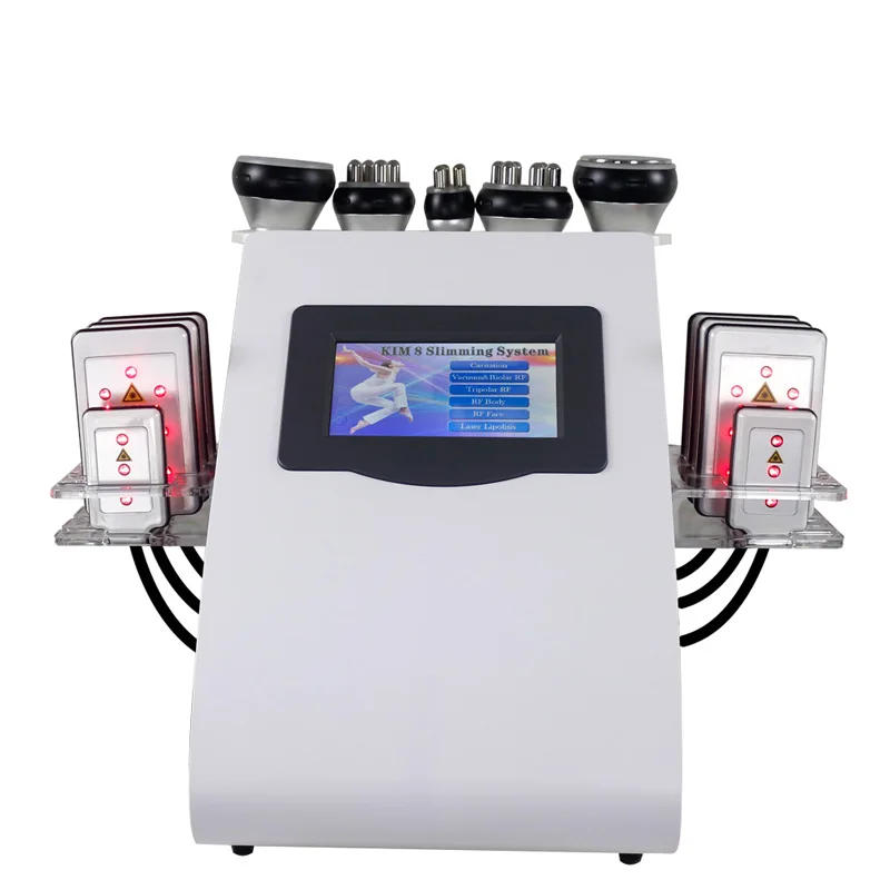 

2021 Weight Loss RF Vacuum Cavitation Machine 5 In 1 Multifunction Slimming Machine, White