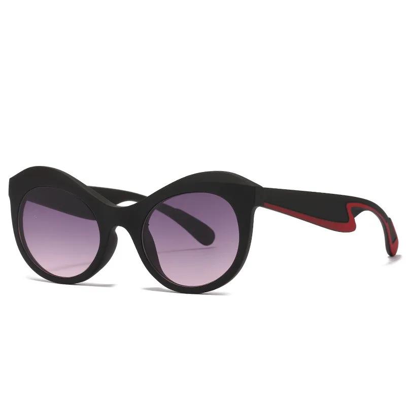 

Girls Uv400 Wholsale Logo Oval Cateye Custom Sunglasses Trendy