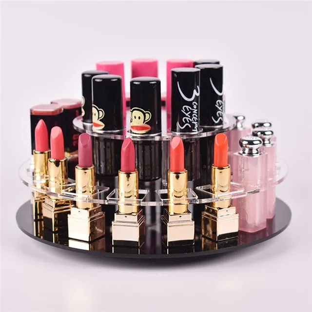 
Transparent Acrylic lipstick display stand lucite lipgloss holder 