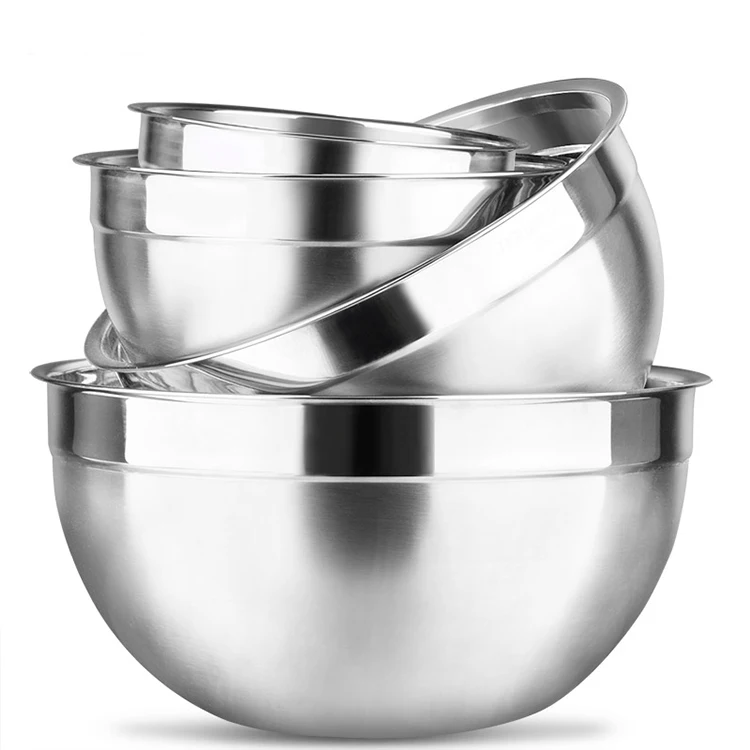 

High Quality 304 Stainless Steel Salad Mixing Bowl
