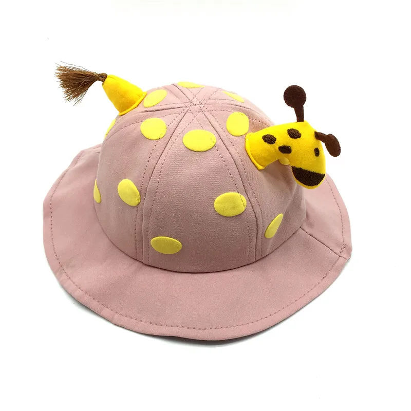 Boys Girls Canvas Cotton Zoo Animal Bucket Sun Hat Age 6 Months up to 6 Years Old with Chin Strap 