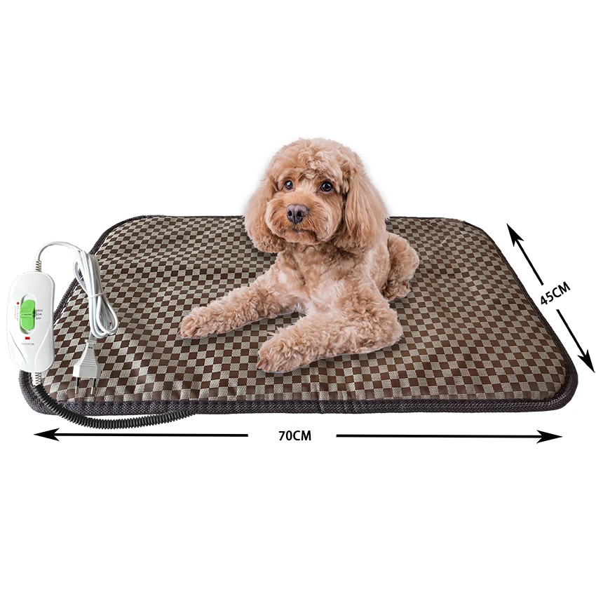 

Low Price Eco-friendly Living Room Pet Electric Blanket Warm Blankets For Pets, Brown and accept customized