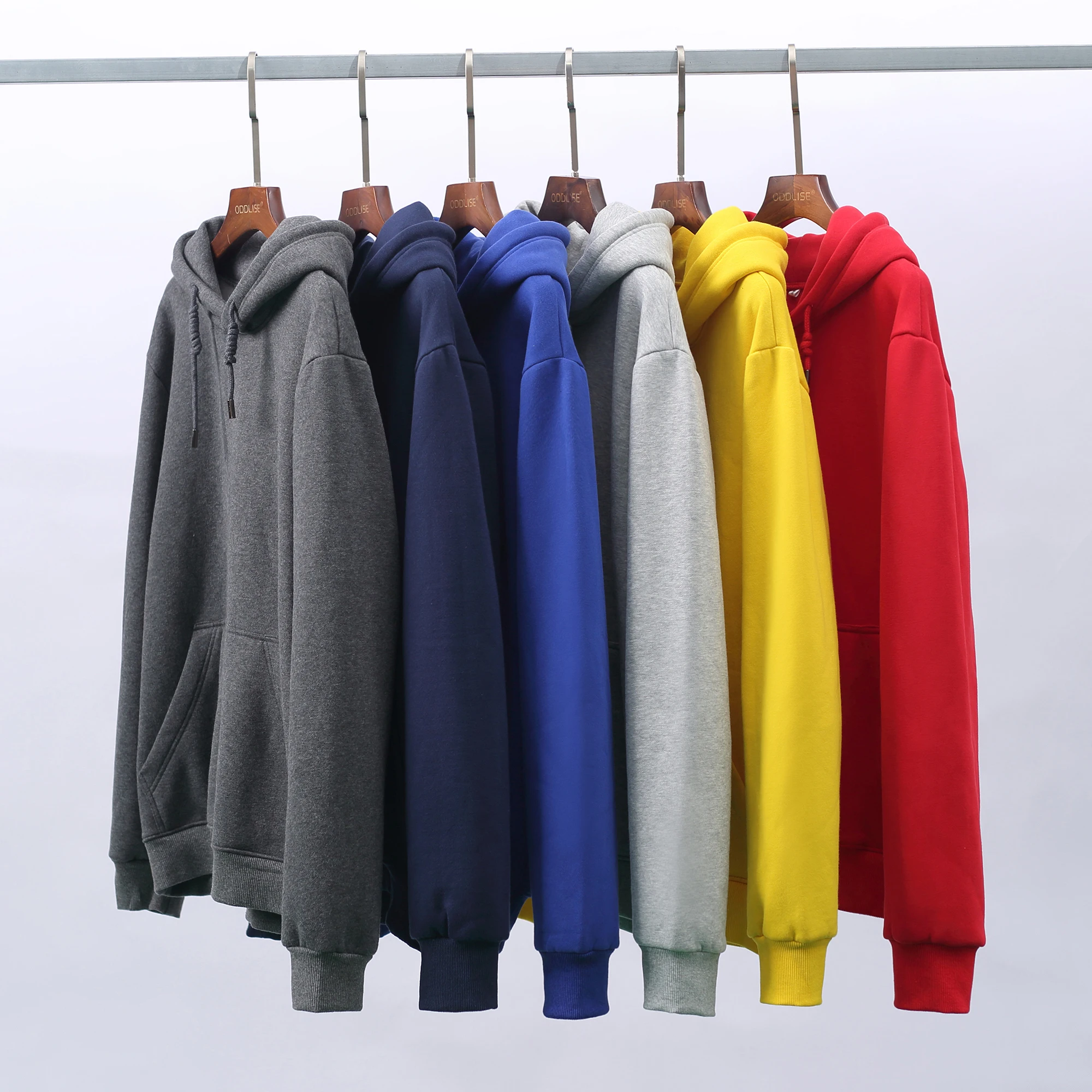 

High Quality unisex blank 100% cotton french terry street men's blank pullover hoodies