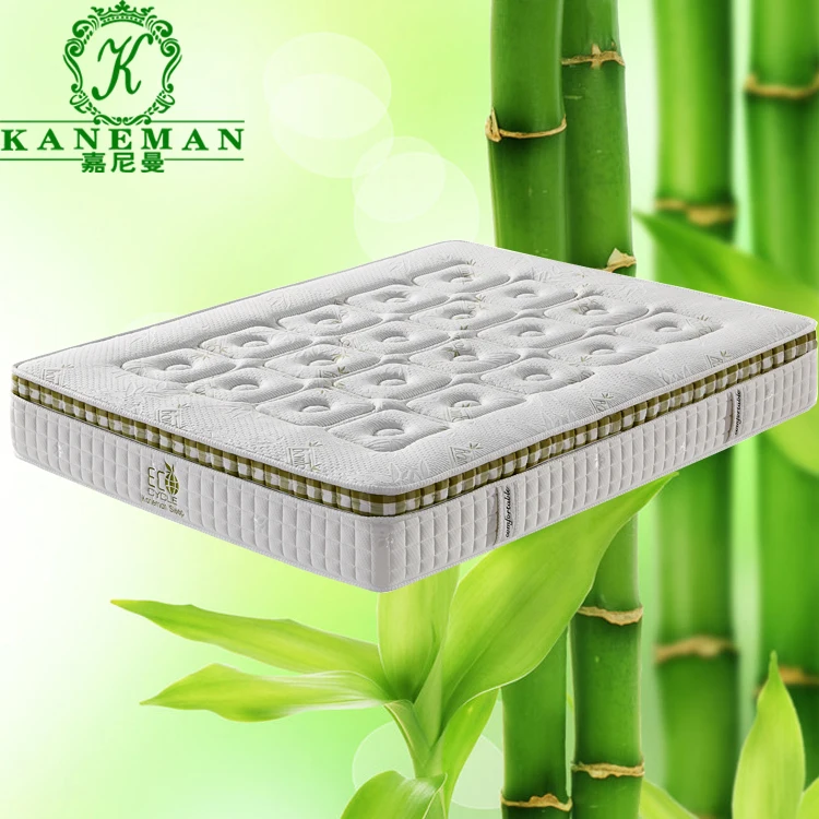 

Hot sell luxury bamboo euro pillow top breathable memory foam pocket spring mattress for sale, Can be customize