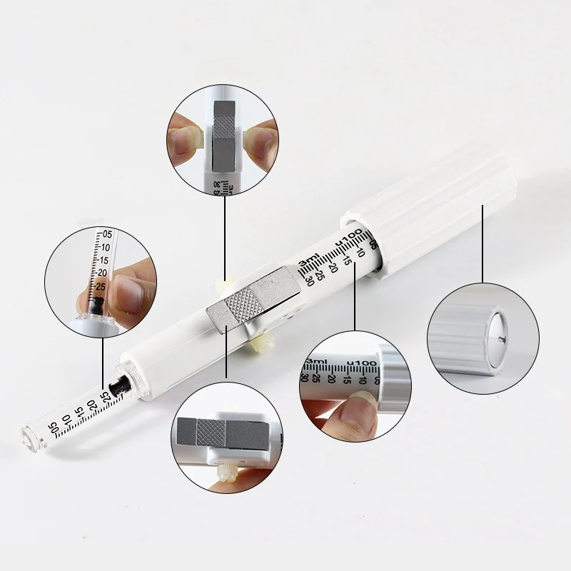 

No Pain New Design Needle Free Hyaluronic Acid Pen Injectable Filler Serum Pen Meso Gun Injector For Fill Lips, White color
