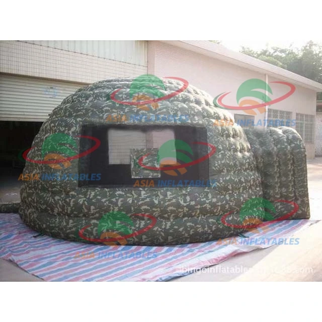Inflatable Camo Color EmergencyTent For Winter Camping