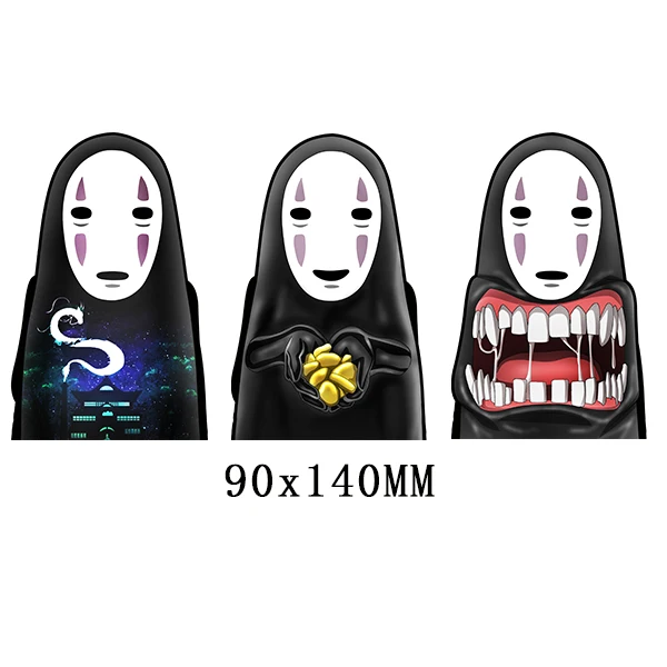New Designs Anime Spirited Away Motion Stickers No Face Man 3D Motion Decals for Car Laptop Decor Manga Stickers