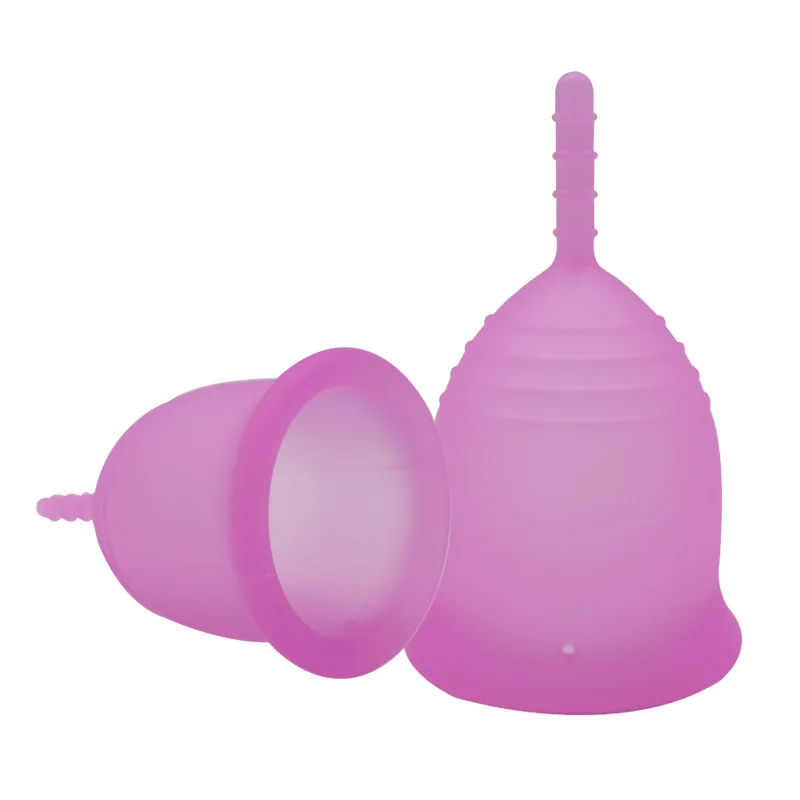 

Washable Silicone Cups for Sterilizing Soft Lady Cups Period Cups for a Comfortable Period, Clear, pink, purple, green,