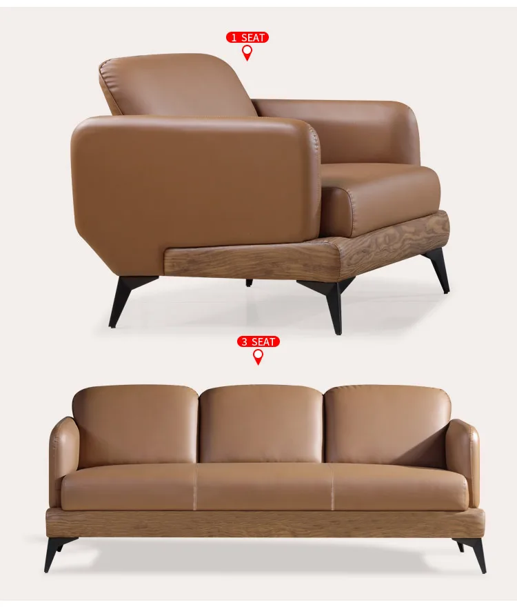 Pengpai Office Furniture Set Foshan Seven Seater Morden Sofa Sofas