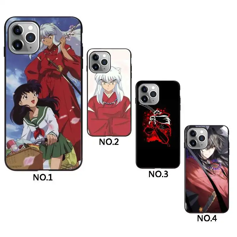 

Anime Inuyasha tpu cell phone covers for iphone, Black