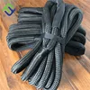 Black Color Nylon Kinetic Recovery Rope 1"x30ft With Loop at Each End With Protection Sleeve