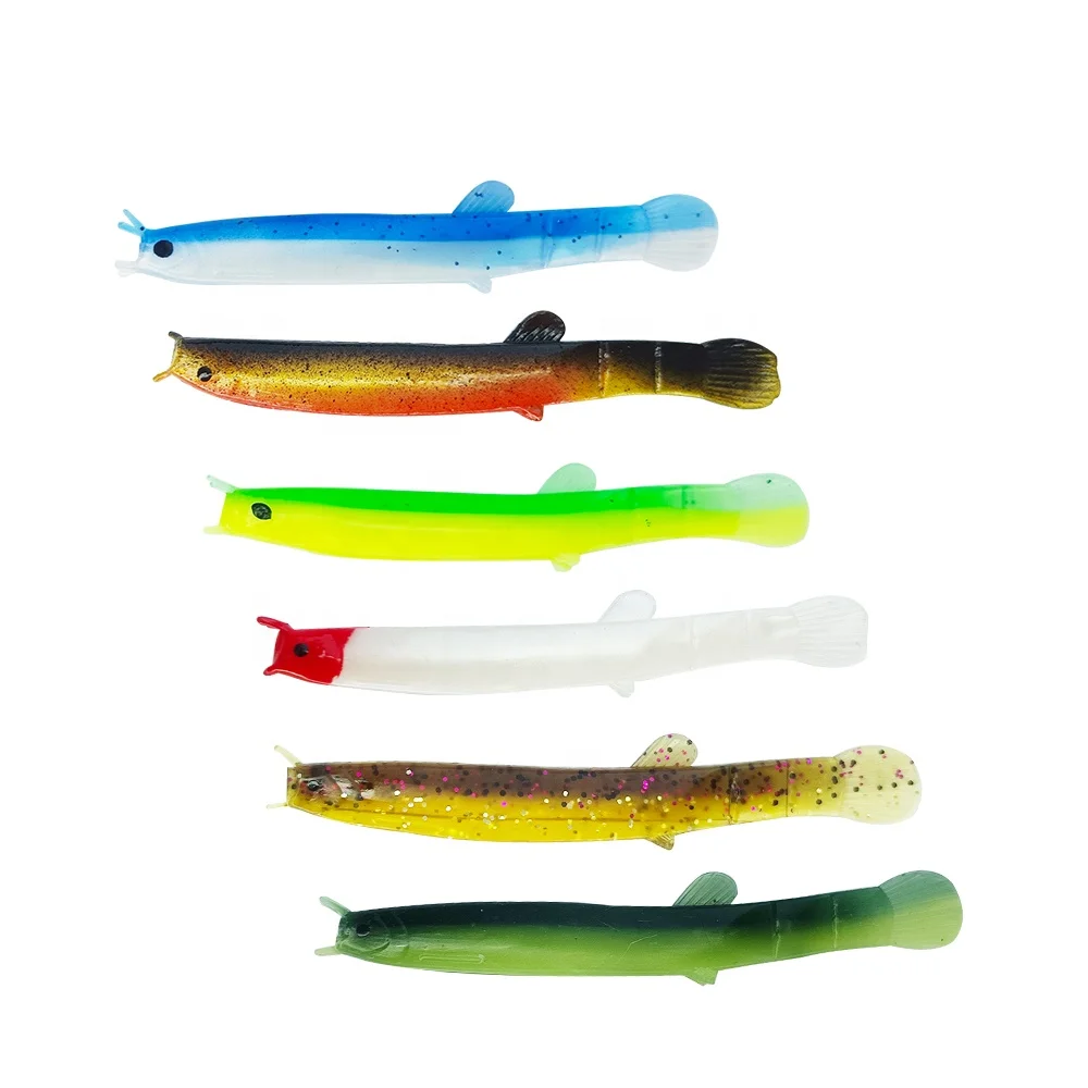 

Leading 7cm 1.8g Mud Soft Fishing Lure Loach Bionic Bait Double Color Fishing Lures, 6 colors