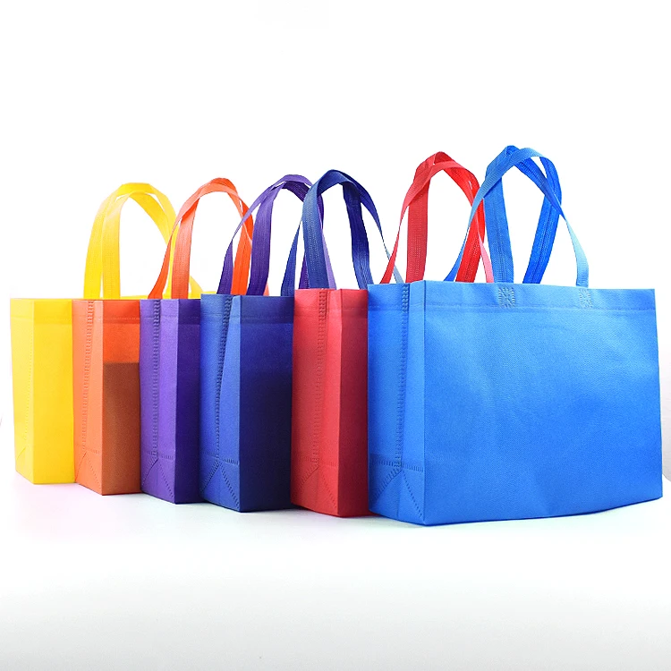 

Fast Delivery Foldable Stock Large Promotional Colored Non Woven Tote Shopping Bag