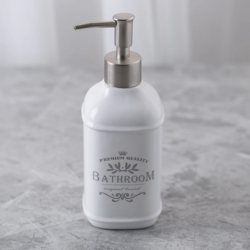 Modern Style Porcelain Bathroom Accessory Set Decal Ceramic Bathroom