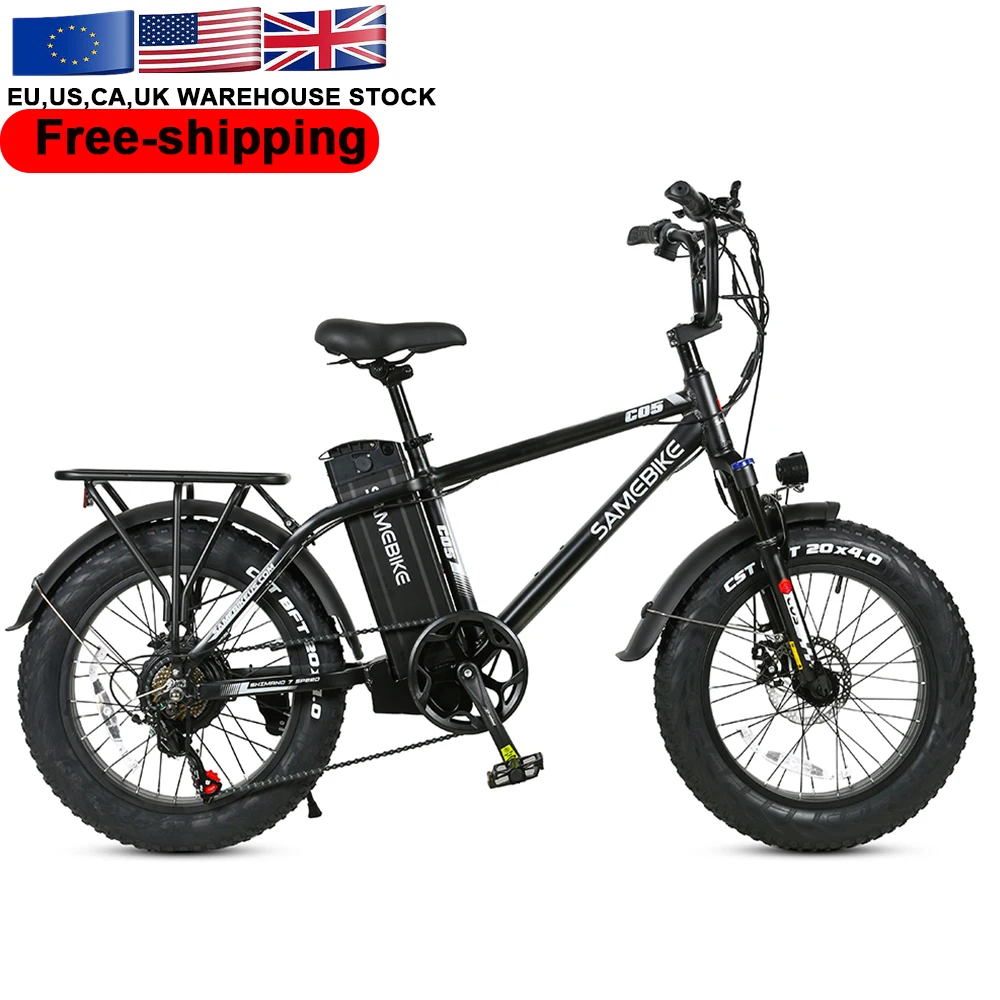 

2023 New arrival XWC05 USA local warehouse 750w 48v SHIMANO 7 Speed fat tire electric mountain bike