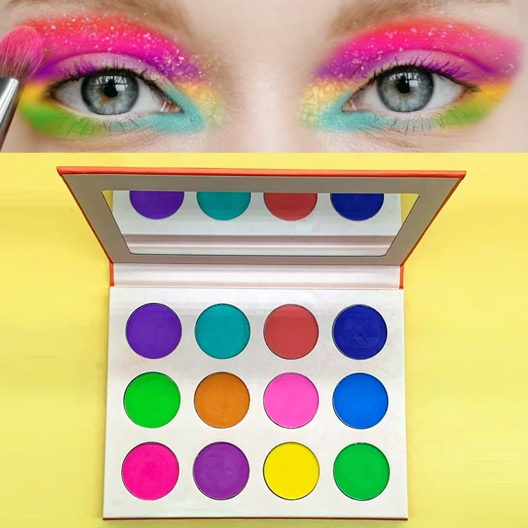 

12 pan eyeshadow custom eyeshadow palette logo eyeshadow palette private label cruelty free
