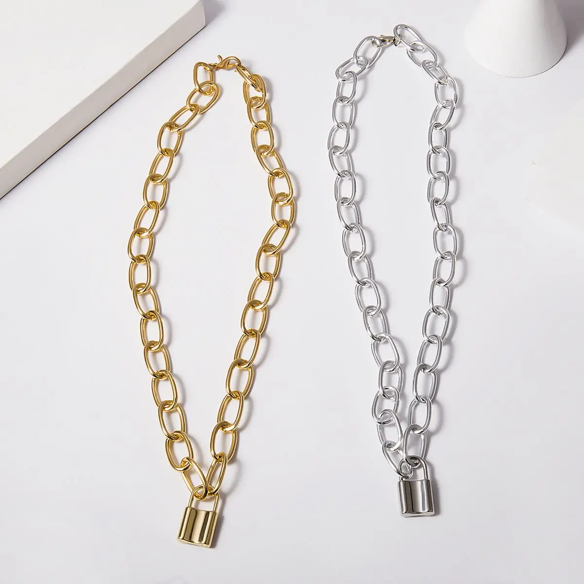 

New Product Necklace Pendant Charm Channel Necklace Pendant, Gold/sliver