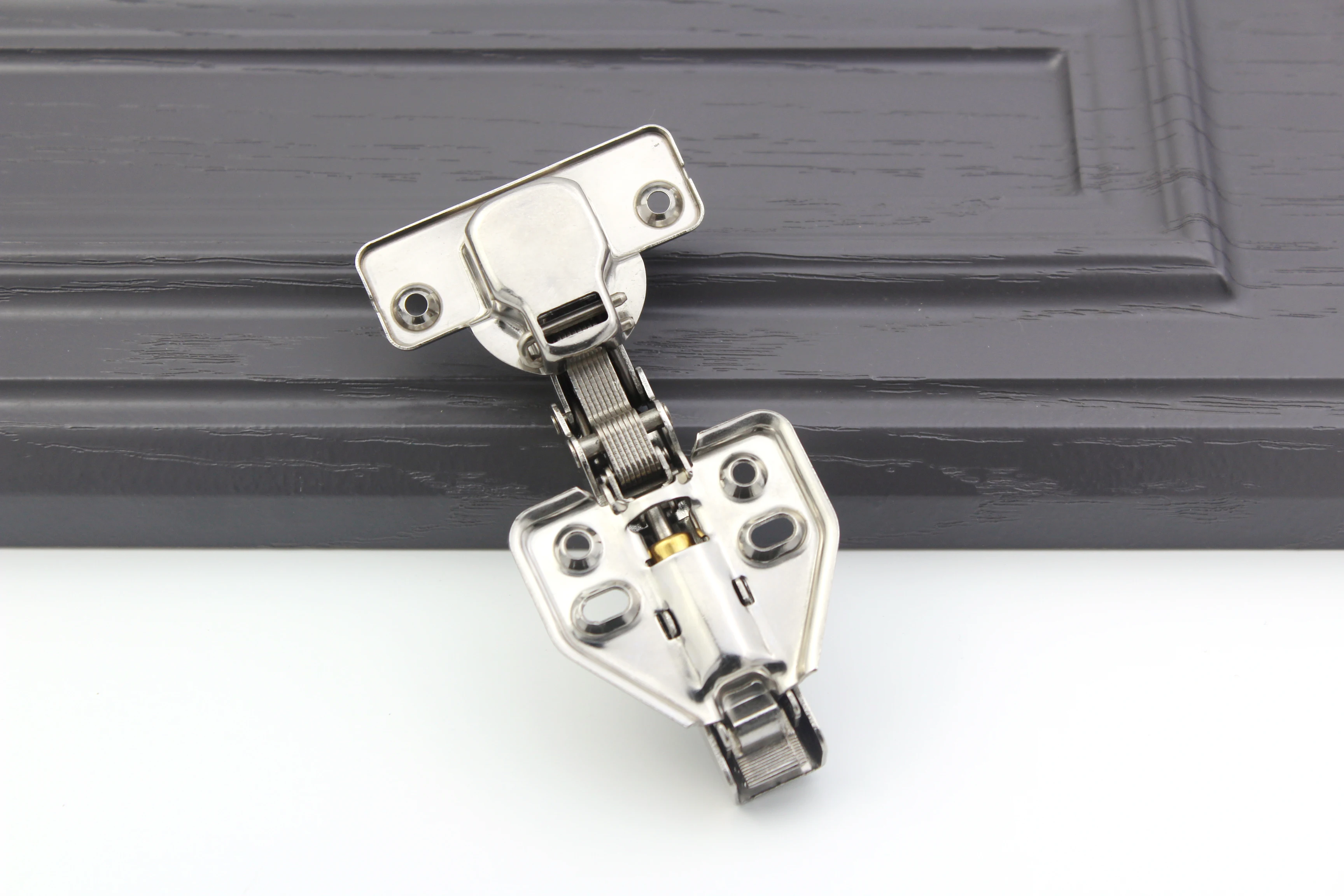 Stainless steel material clip-on type hydraulic furniture hinges