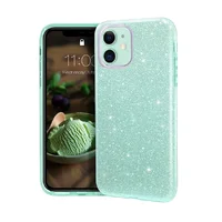 

Amazon Hot Ultra Slim Women Bling Bling Tpu Pc Phone Case Back Cover For Iphone 11 Pro