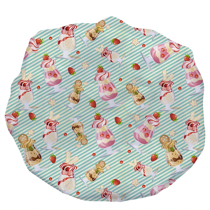 

Colory Large Sleep Bonnet Desinger Bonnets Silk, Customized color