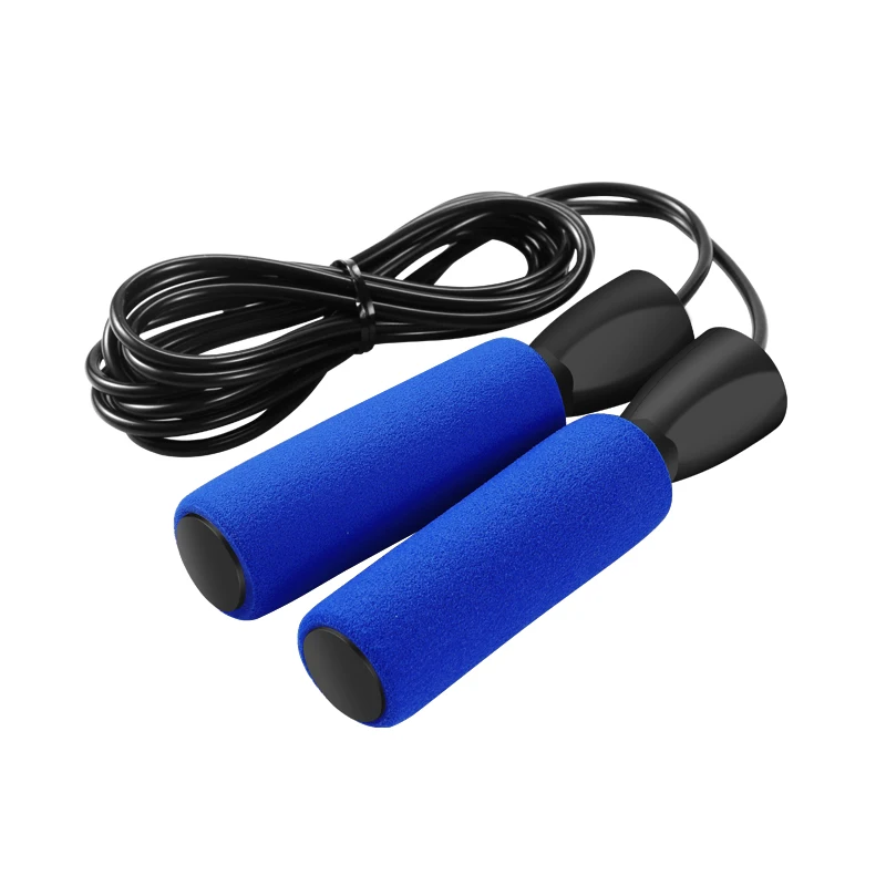 

Wholesale cheap rope skipping Training Adjustable exercise pvc skipping jump rope with ball bearings, Black/blue/green/ purplish red/orange