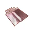 Metallic Rose Foil Printing Self Adhesive Waterproof Plastic Bubble Envelope Shipping Wrapping