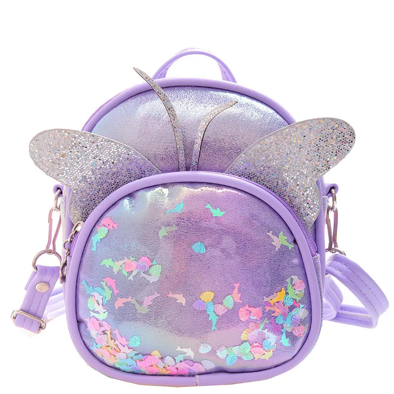 

2021 New fashion sequin backpack kids unique shaped backpacks, Customized color