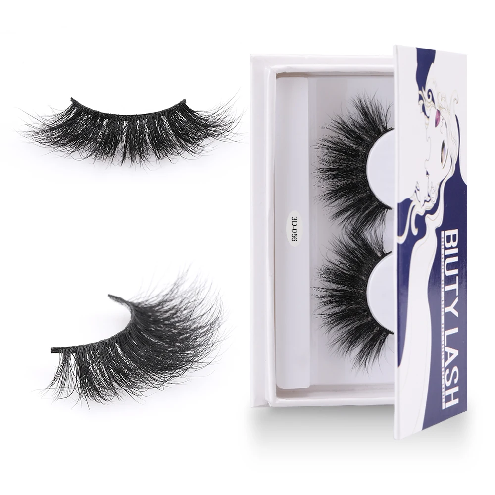 

Individual Adhesive Marble Acrylic 5d 6d 7d 8d Synthetic Mink Lash Box Eyelash Case, Natural black