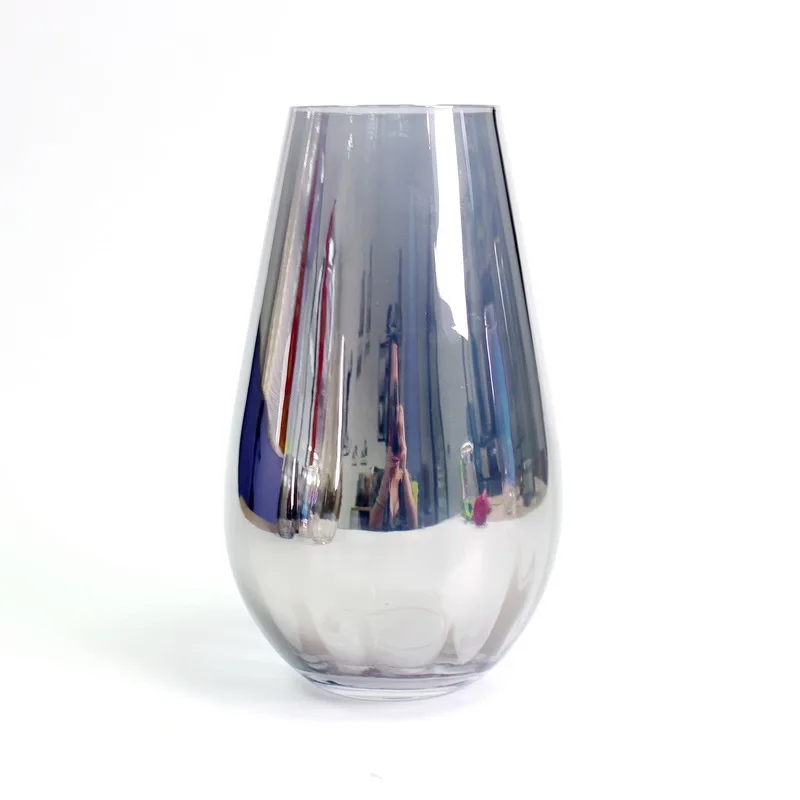 
Wholesale Vintage Decorative Modern Electroplating Bling Glass Table Vase 