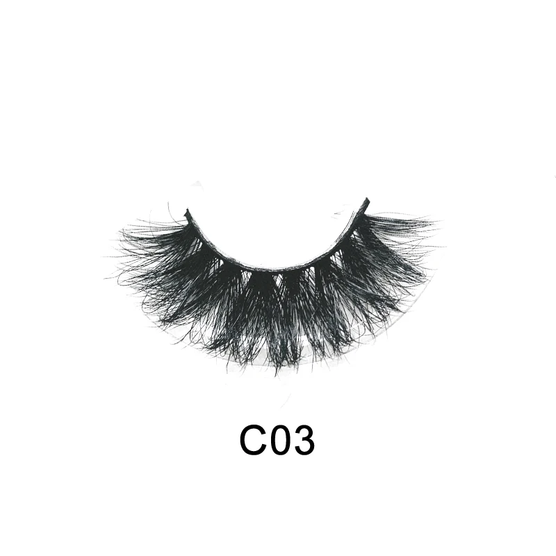 

Wholesale 25mm vegan eyelashes popular cosmetic lashes boxes eyelash mink fur full strip lashes