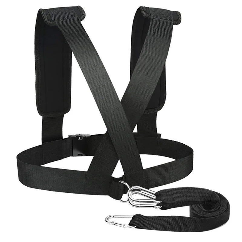 

Wholesale Weight-bearing Exercise Harness Sled Belt Pull Straps Running Boosting Resistance Training Belt