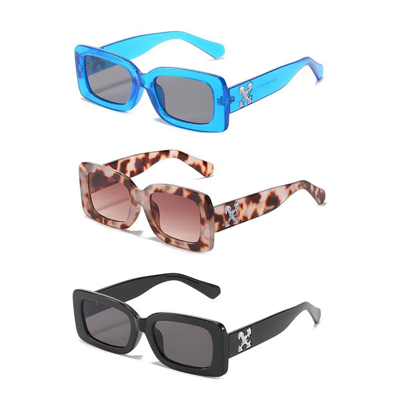 

BOGOO 2021 Retro Metal Steampunk Rectangle Sunglasses Women 2021 Brand Design Rectangular Chunky Frame Punk Sun Glasses Shades