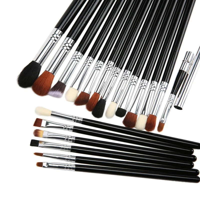 

professional design cheap price low moq private label eyeshadow makeup brush, Black handle makeup brush