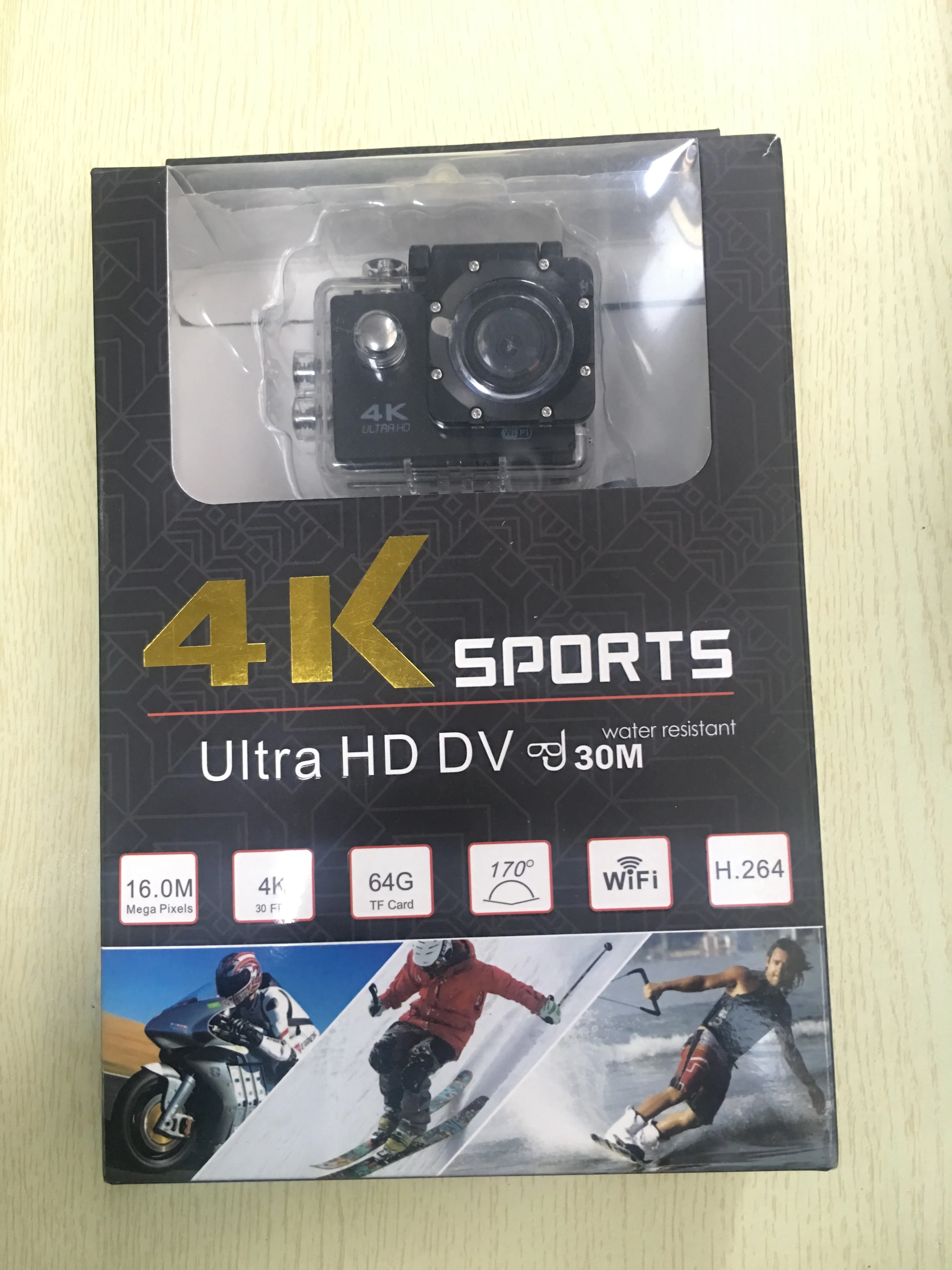 4k Sports Camera Wifi 16mp 170d Sport Dv Go Waterproof Pro Extreme
