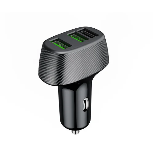 

2021 New Portable 20w Qc3.0 4.0 Two Usb Pps Mobile Phone Multi Promotion Oem Plastic Professional Car Adapter Charger, Black