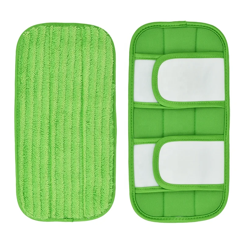 

Spray Microfiber Mop Pad Replacement Washable Microfiber Swiffer Mop Pad, Green