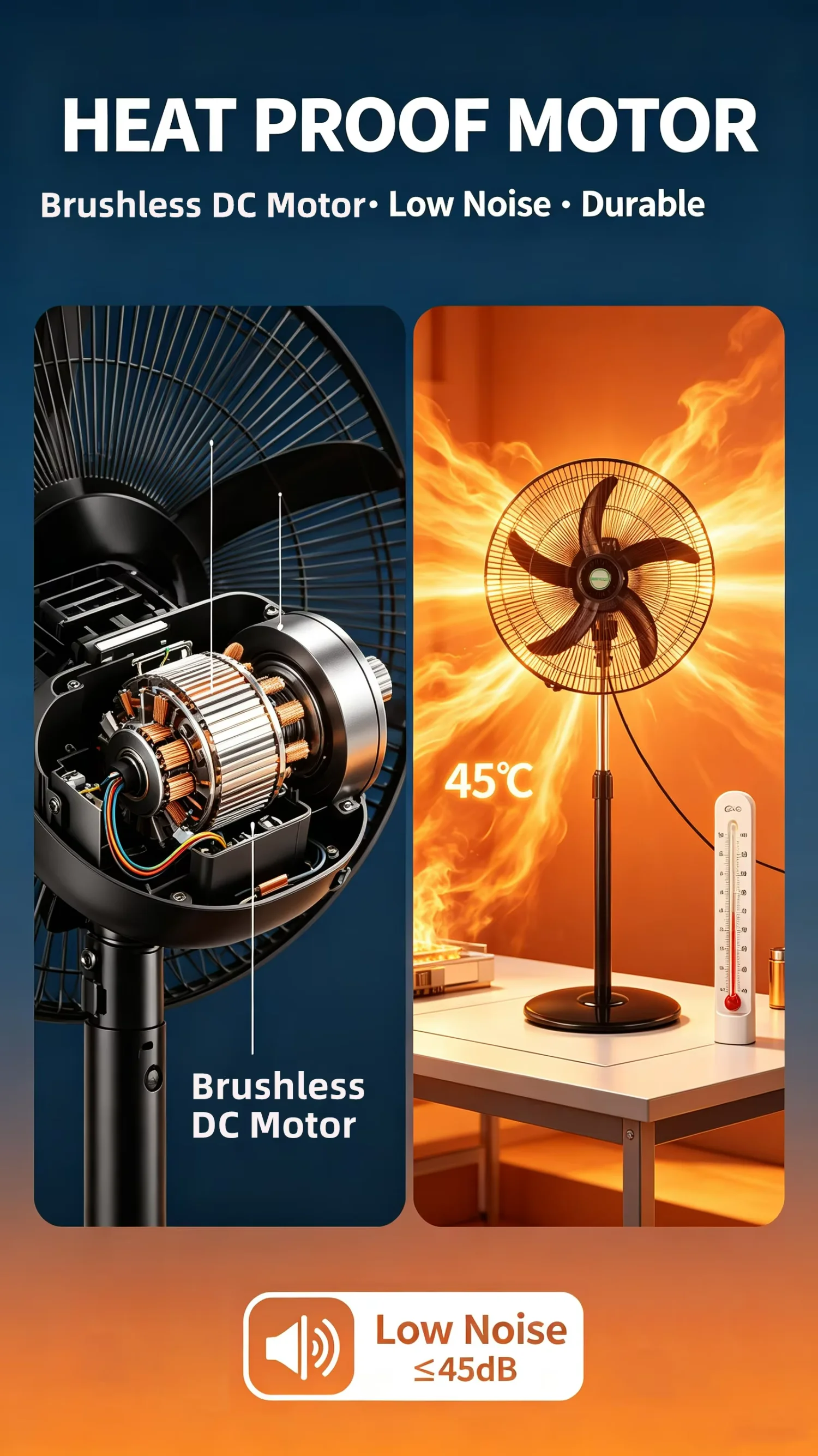 Pedestal Fan, Solar, Portable - detail 12