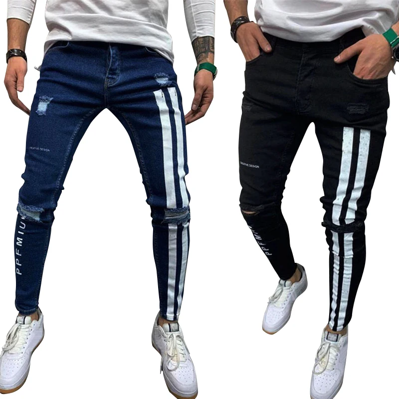

China Factory Custom Multi-Pocket Zipper Feet Men's Jeans