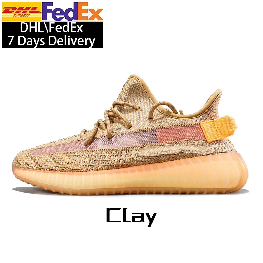 

yeezy 350 v2 zapatill Clay EG7490 women men sneaker runner shoes 350 v2 yezzy