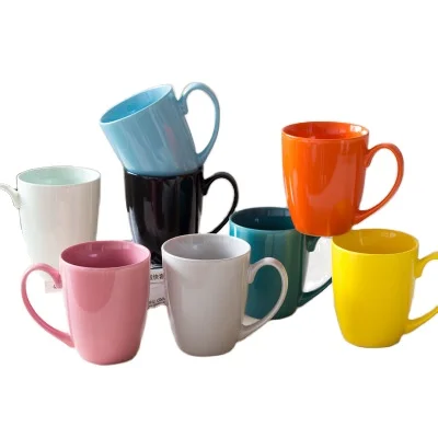 

Mikenda Ceramic Glaze Reactive Mug Colored Wholesale Porcelain Cup Hot Selling, Customized