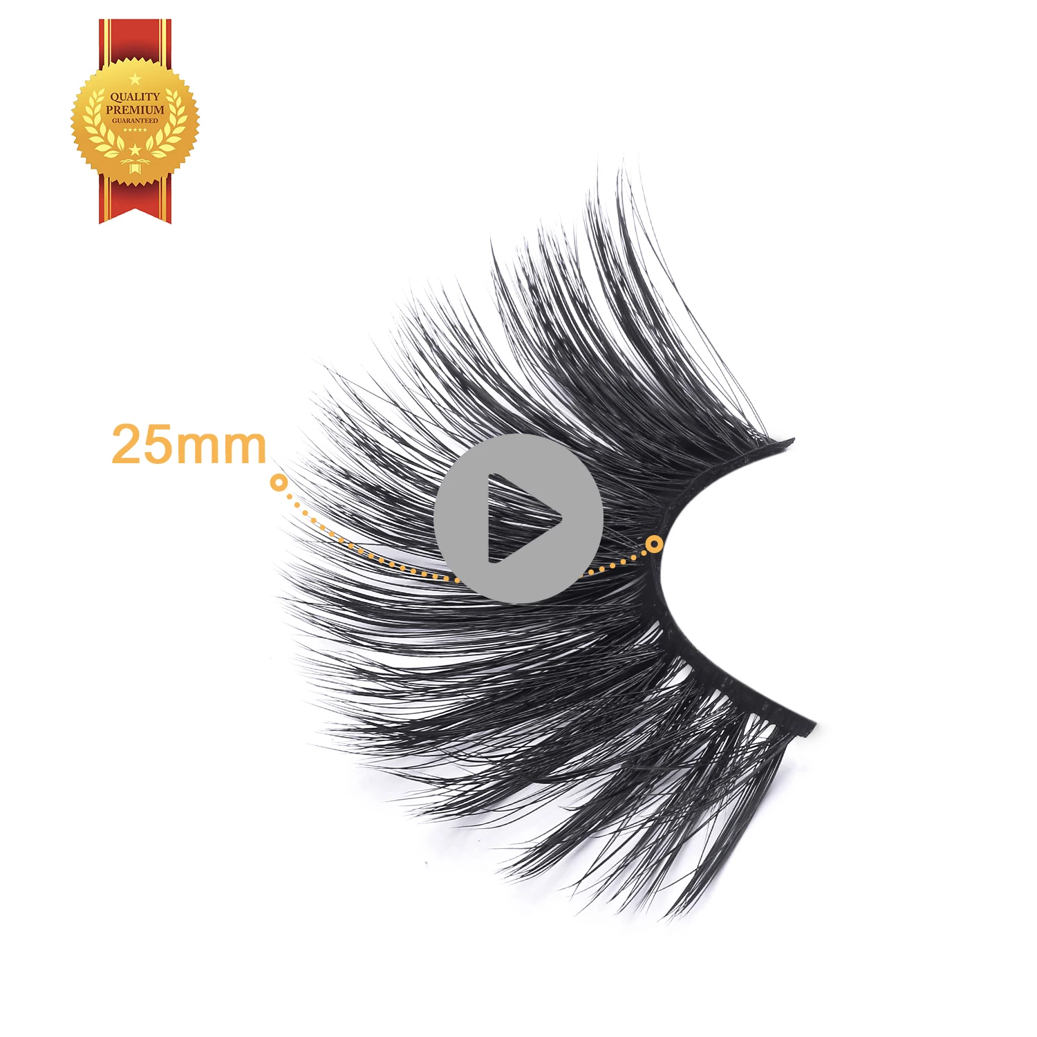 

CK-13 eyelashes factory wholsale 25mm faux mink eyelash glue pen,vendor customized boxes magnetic 3d mink eyelashes extension, Black