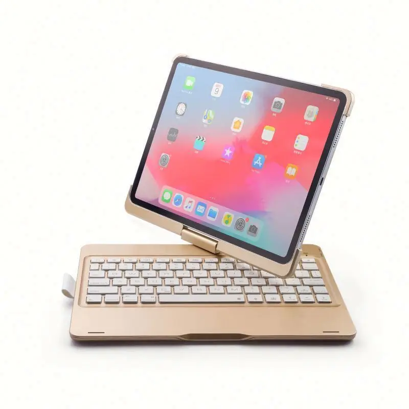 

Rotating Stand Aluminum Multi-angle Wireless For iPad Air 2 Case Keyboard, Customized color